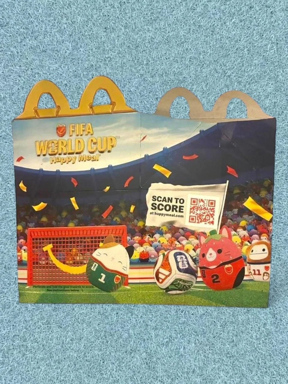 Squishmallows FIFA World Cup 2026 McDonalds Happy Meal Box